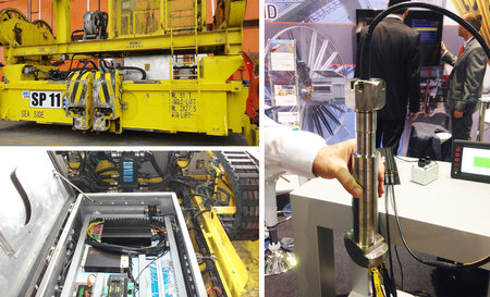 3 pictures who show the LASSTEC Container Weighing System