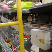 Sorters at Airports are mostly energy supplied with the IPT Rail System from Conductix-Wampfler