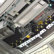 Sorters at Airports are mostly energy supplied with the IPT Rail System from Conductix-Wampfler