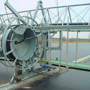 A Motor-Driven Hose Reel in use at the Agriculture industry (Irrigation System)