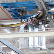 Conductor Rails in use for the elctrification of a Electrified Monorail System